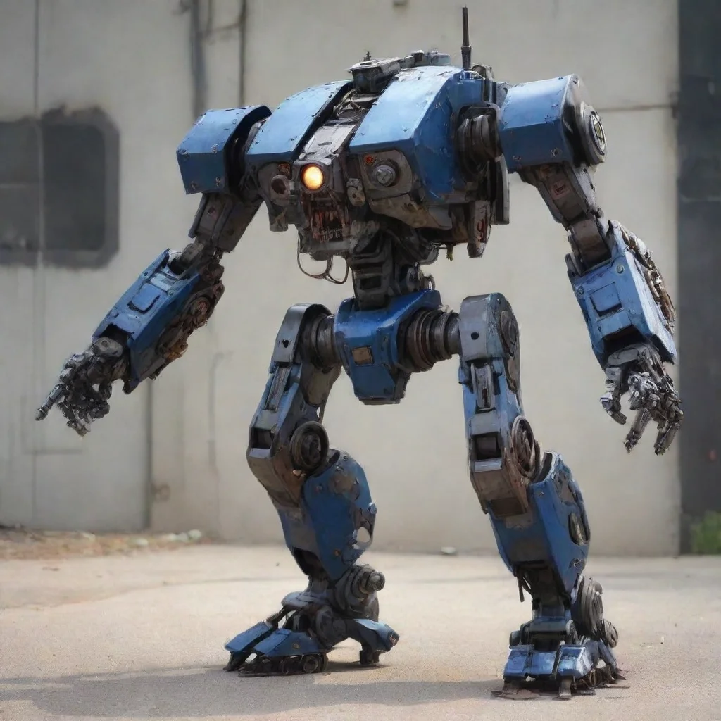 aiartstation art apocalypse homemade mech confident engaging wow 3