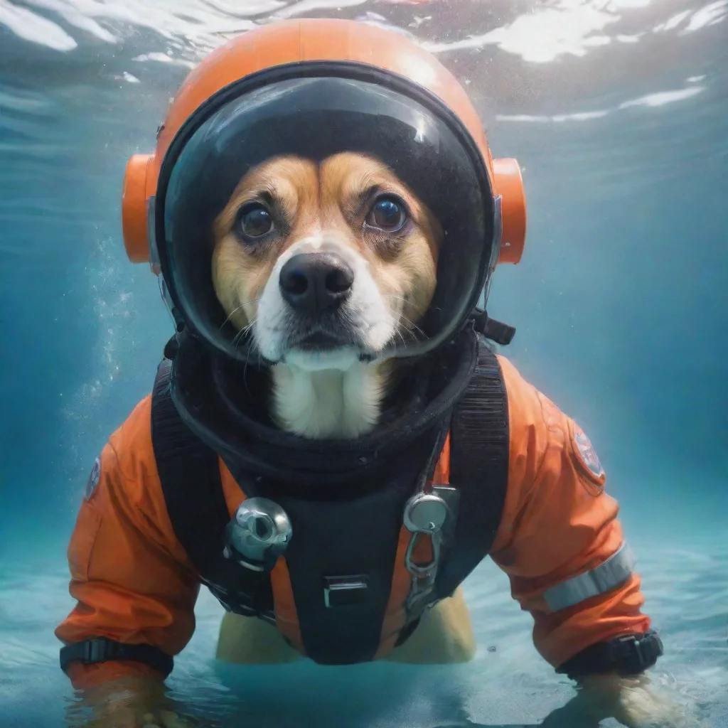 artstation art aquanaut dog confident engaging wow 3