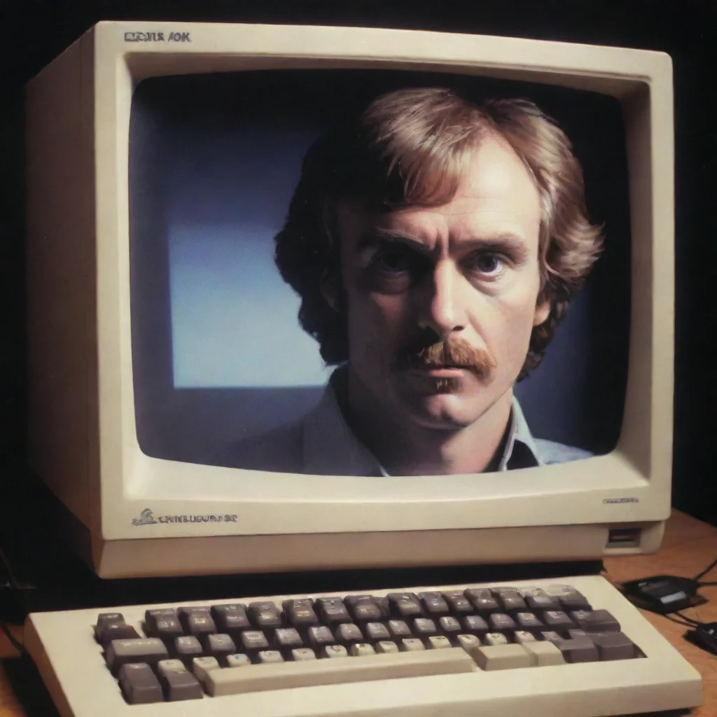 aiartstation art artistic portrait from a commodore 64 computer from 1983 confident engaging wow 3