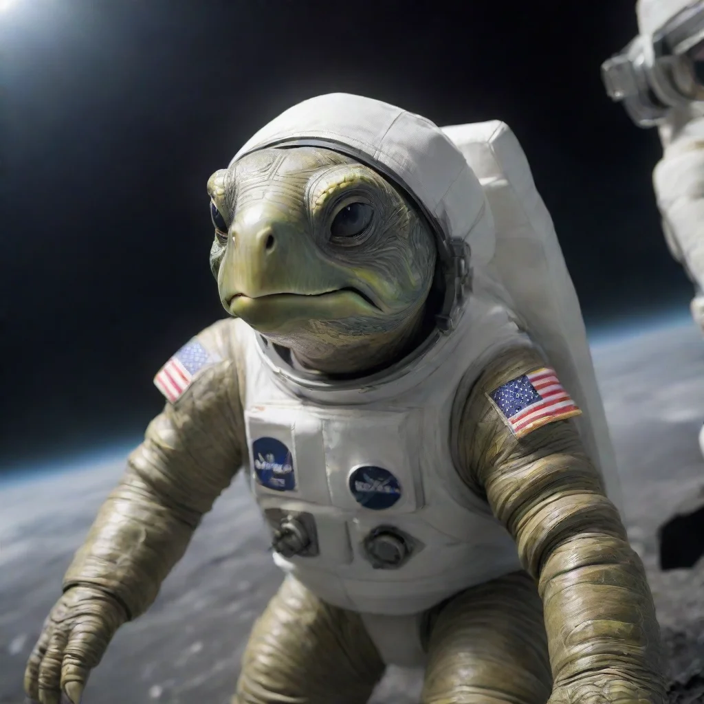 artstation art astronaut turtle confident engaging wow 3