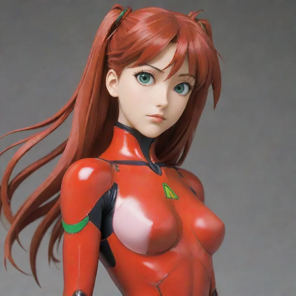 aiartstation art asuka from neon genesis evangelion anime confident engaging wow 3
