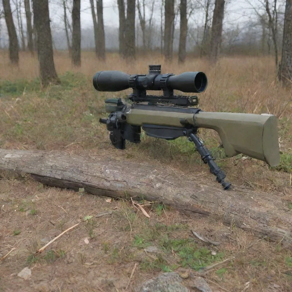 aiartstation art automatic sniper without the stock confident engaging wow 3