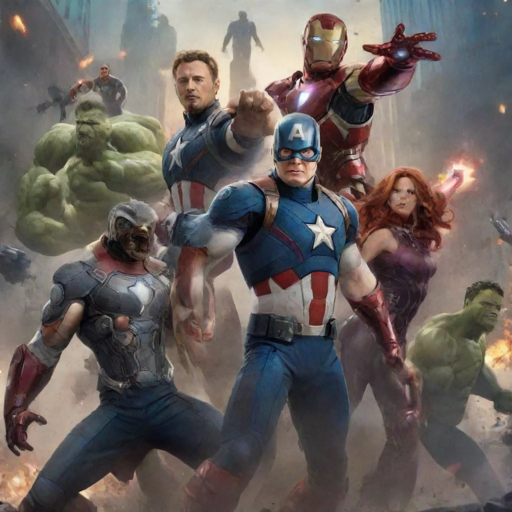 aiartstation art avengers confident engaging wow 3