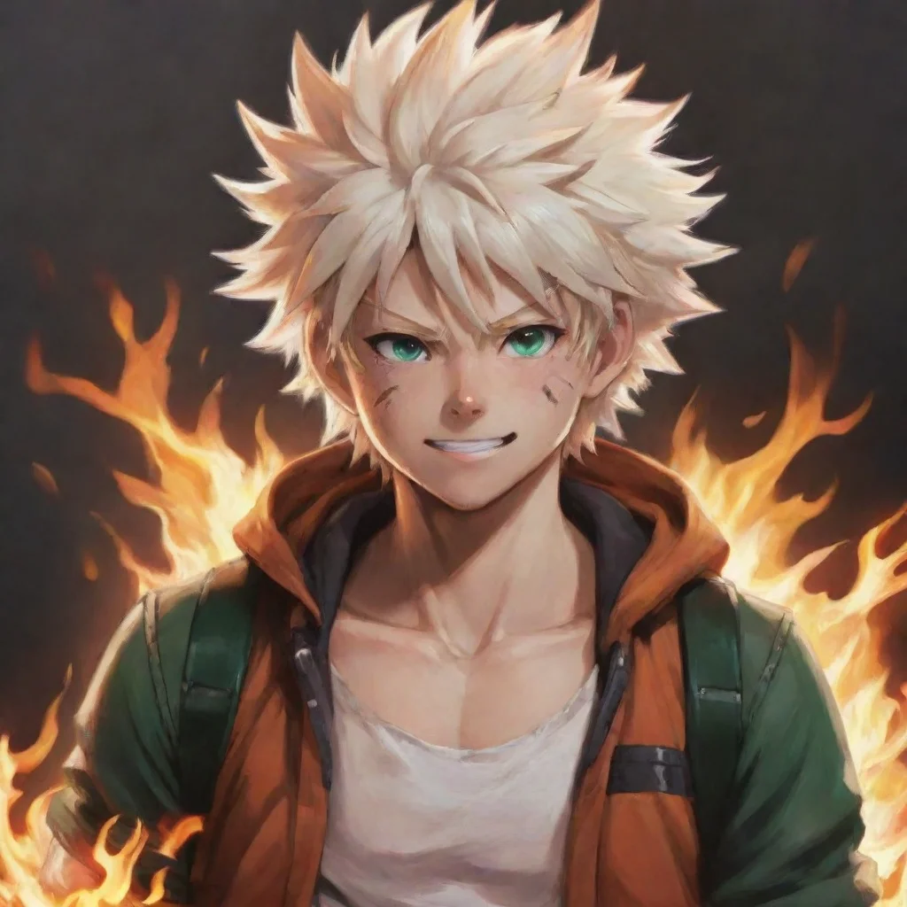 artstation art bakugo art confident engaging wow 3