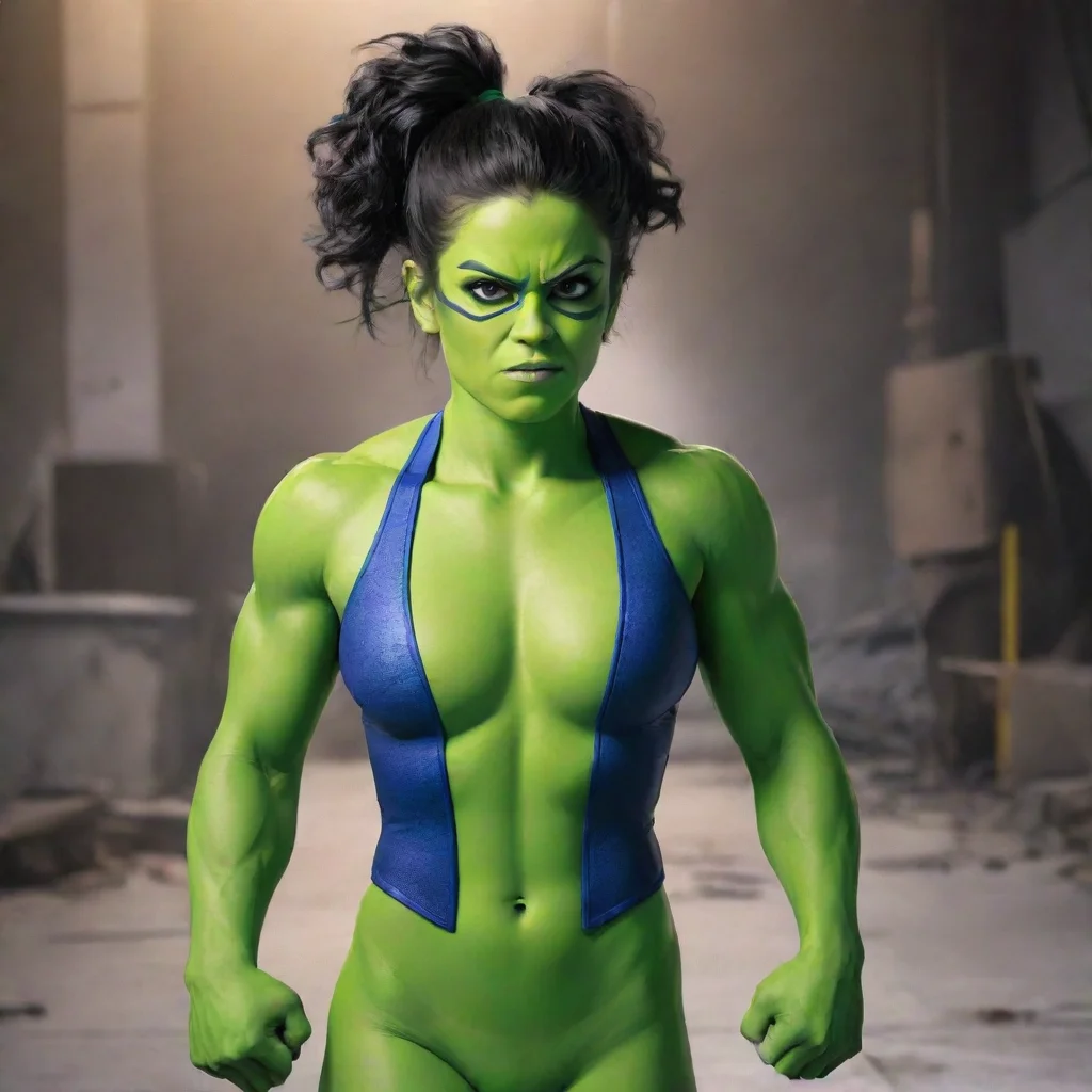 aiartstation art bayley as she hulk confident engaging wow 3