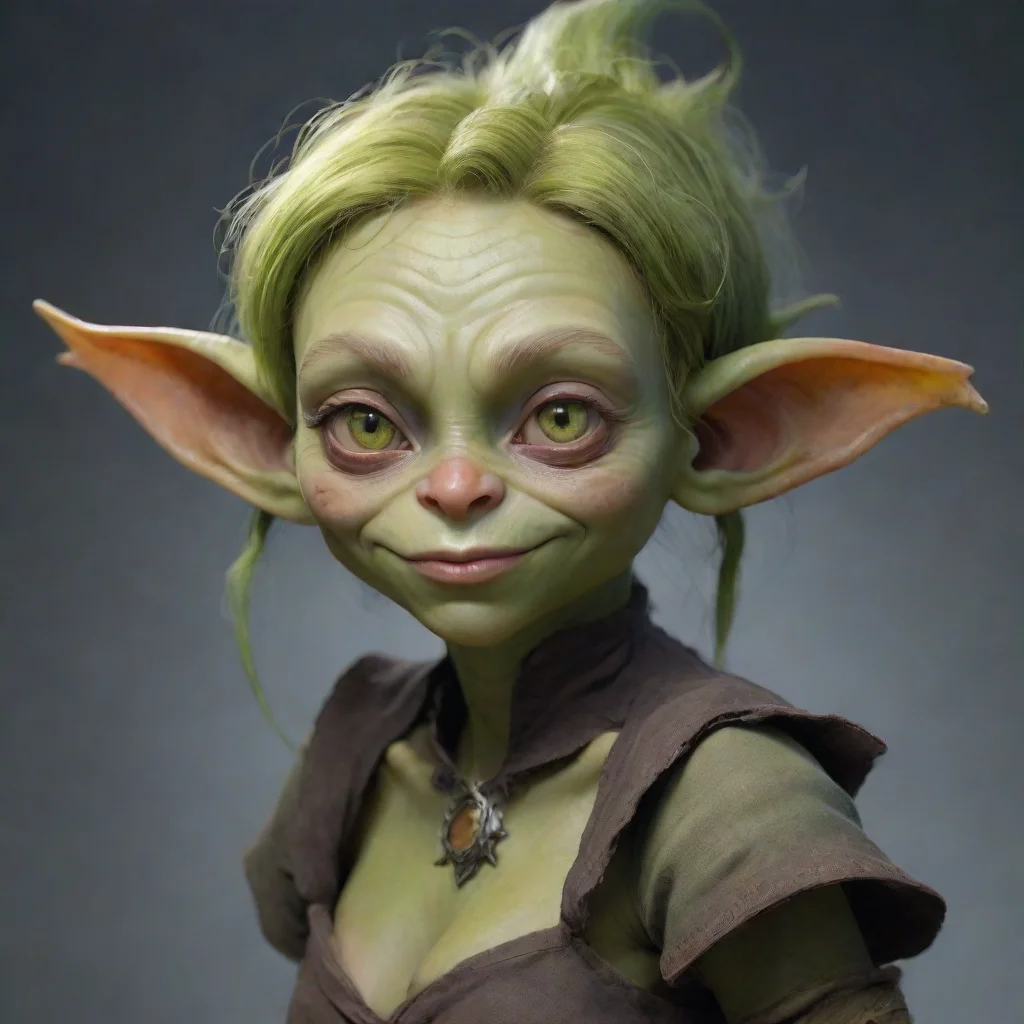 artstation art beautiful goblin girl confident engaging wow 3