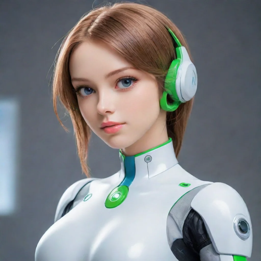 aiartstation art beautiful professional girl android confident engaging wow 3