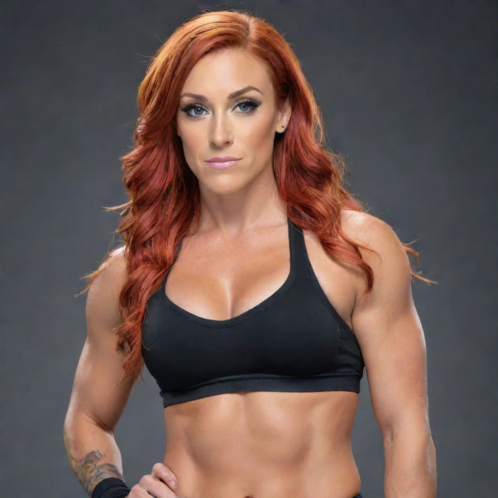 aiartstation art becky lynch confident engaging wow 3