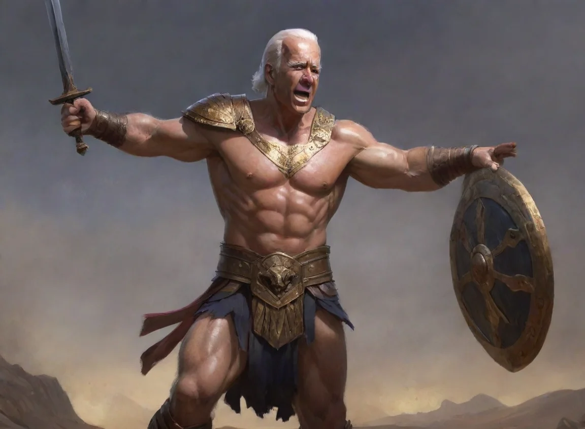 aiartstation art biden as a gladiator hd spectacular warrior confident engaging wow 3 landscape43