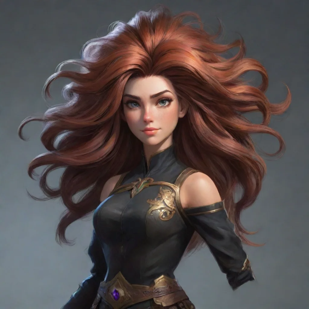 aiartstation art biggest hair confident engaging wow 3