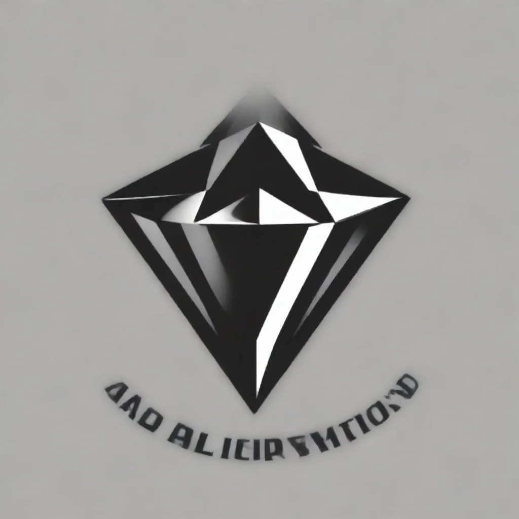 artstation art black diamond logo confident engaging wow 3