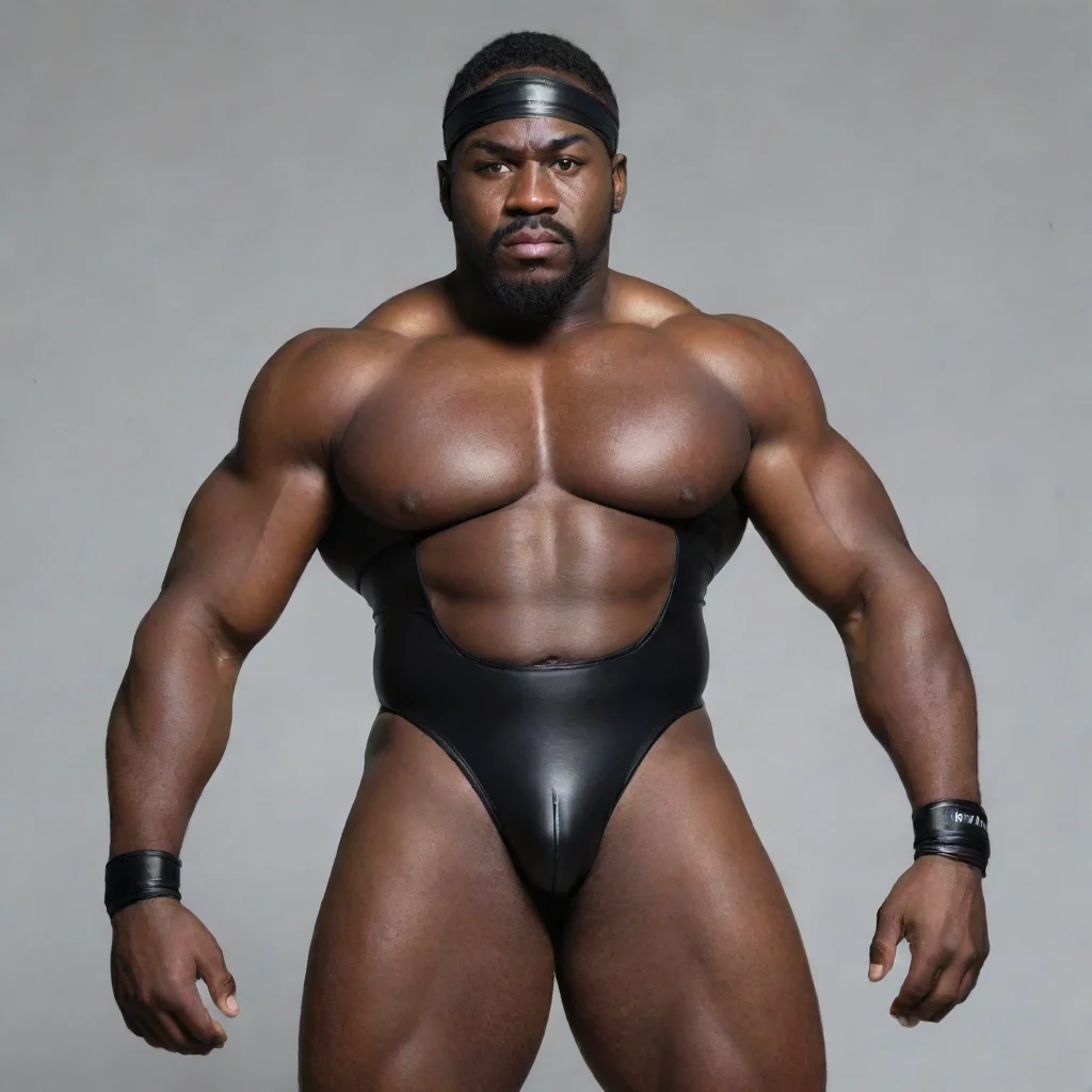 artstation art black wrestler confident engaging wow 3