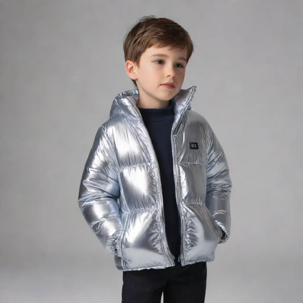 aiartstation art boy shiny puffer  confident engaging wow 3