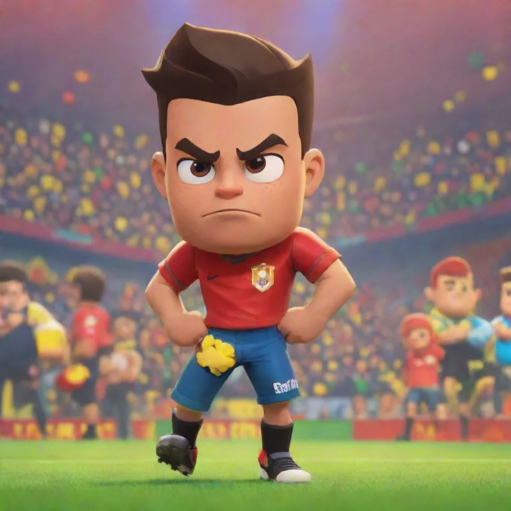 aiartstation art brawl stars cristiano ronaldo  confident engaging wow 3