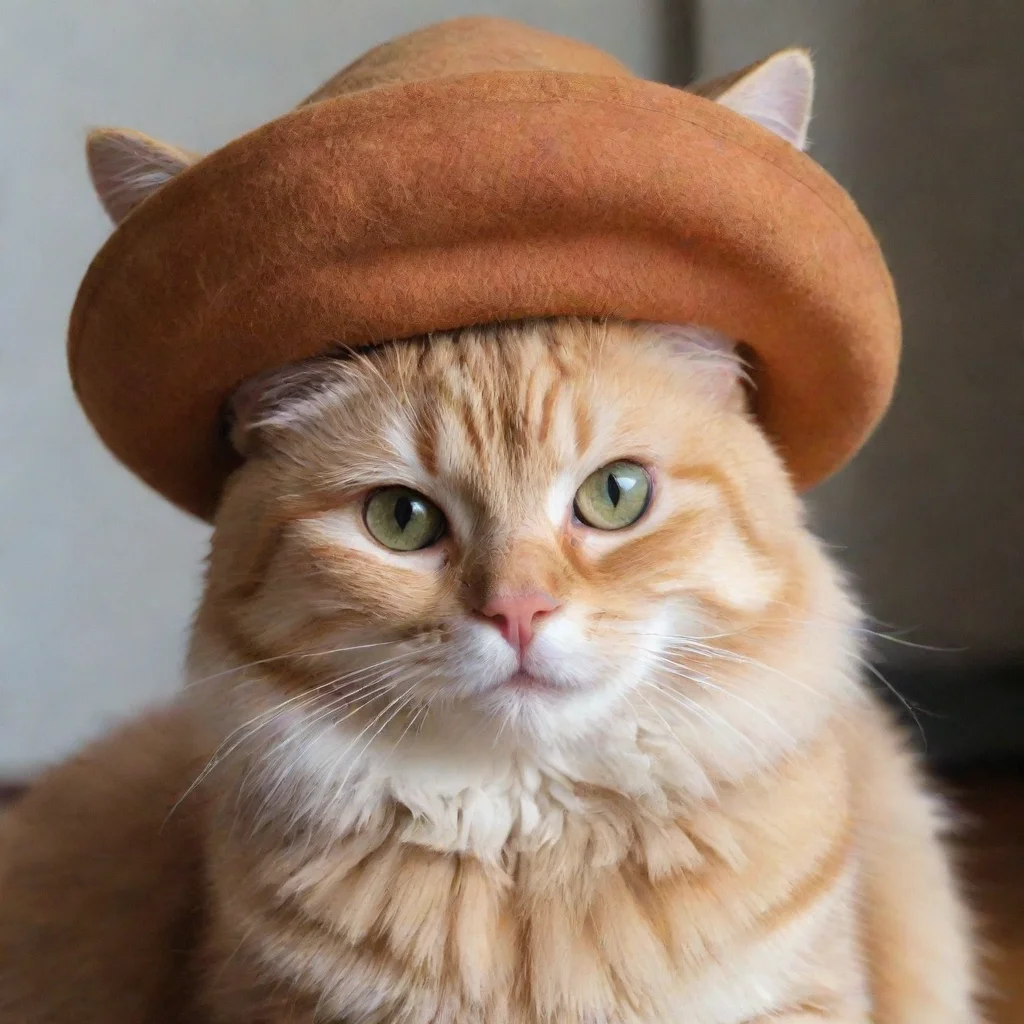 artstation art cat in a hat confident engaging wow 3