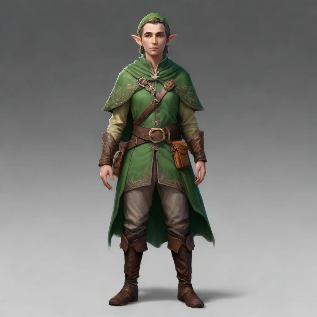 artstation art character elf wanderer confident engaging wow 3