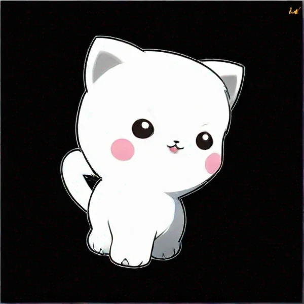 artstation art chibi kitten dancing confident engaging wow 3