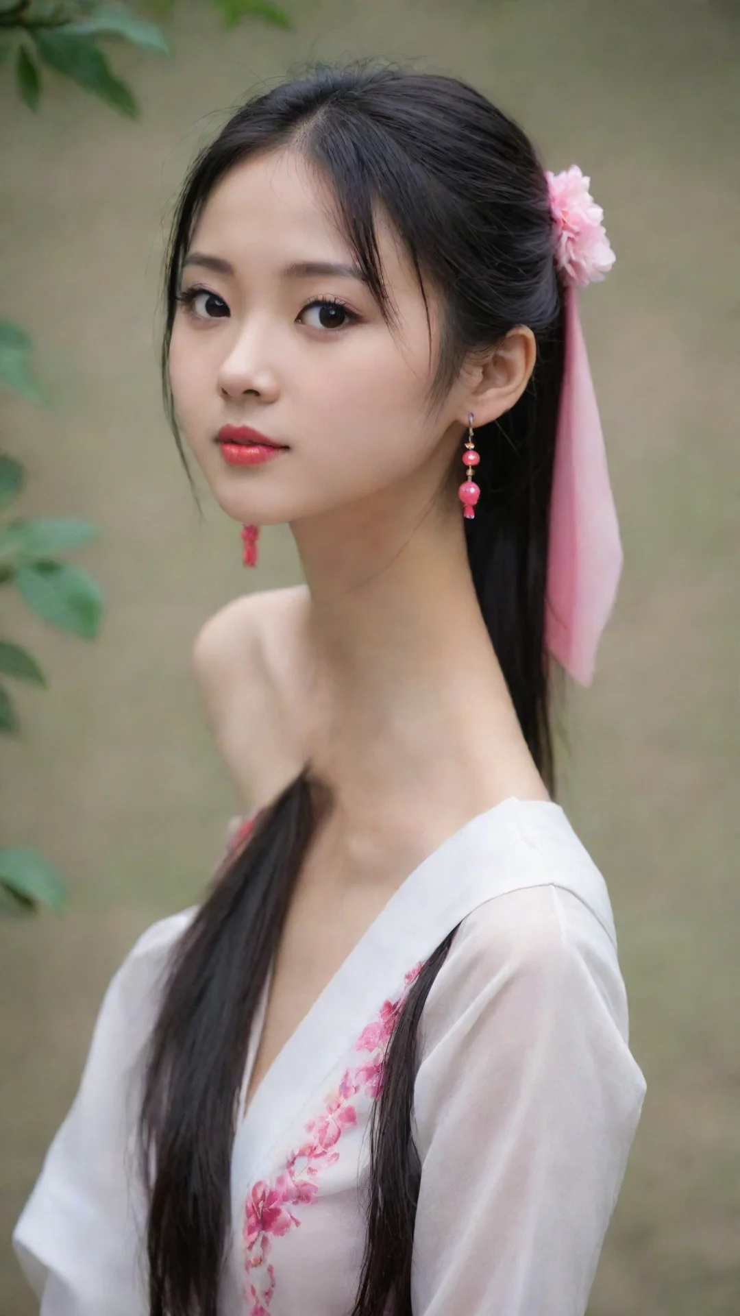 aiartstation art chinese girl  confident engaging wow 3 hdtall