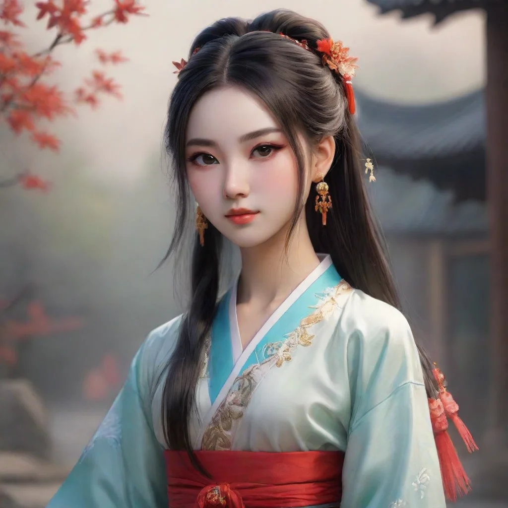 artstation art chinese hanfu confident engaging wow 3