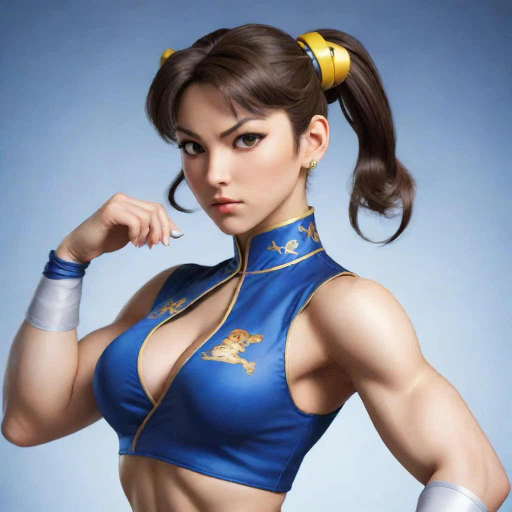 aiartstation art chun li  confident engaging wow 3