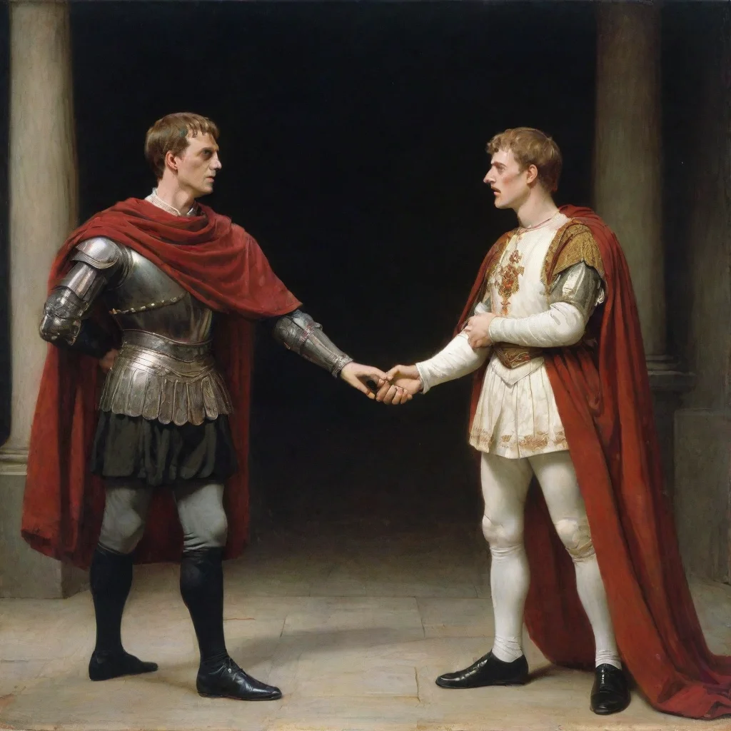 aiartstation art claudius vs hamlet confident engaging wow 3