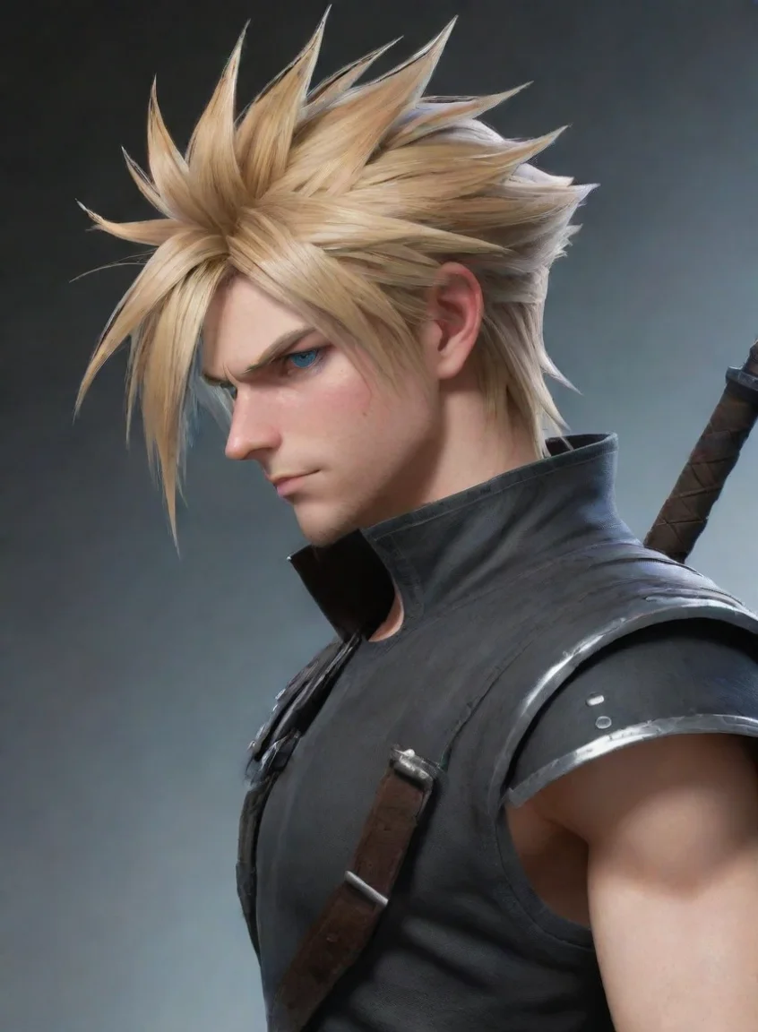 aiartstation art cloud strife aesthetic artstation detailed wow confident engaging wow 3 portrait43