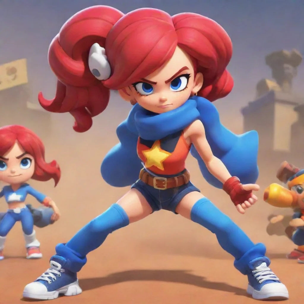 aiartstation art colette brawl stars confident engaging wow 3