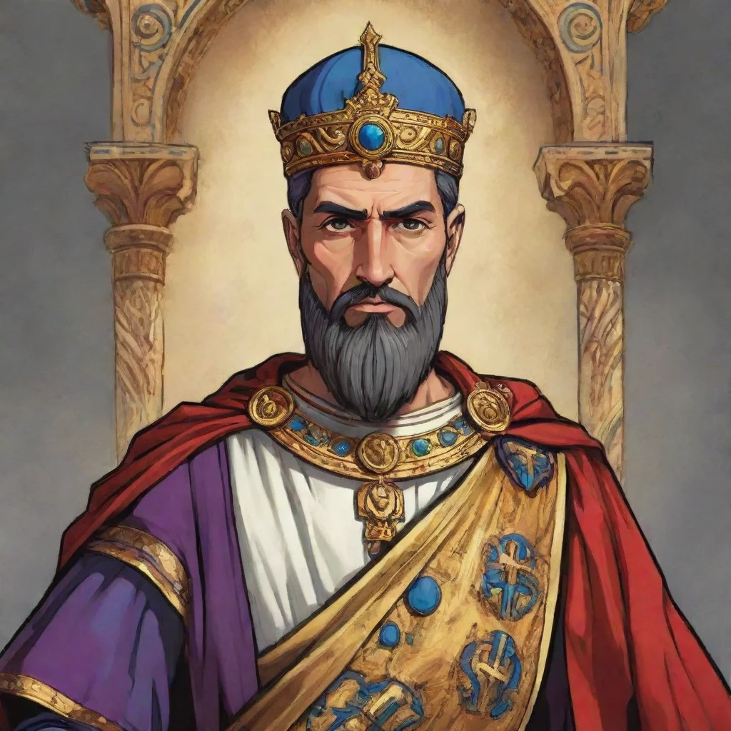 aiartstation art comic book style byzantine emperor confident engaging wow 3