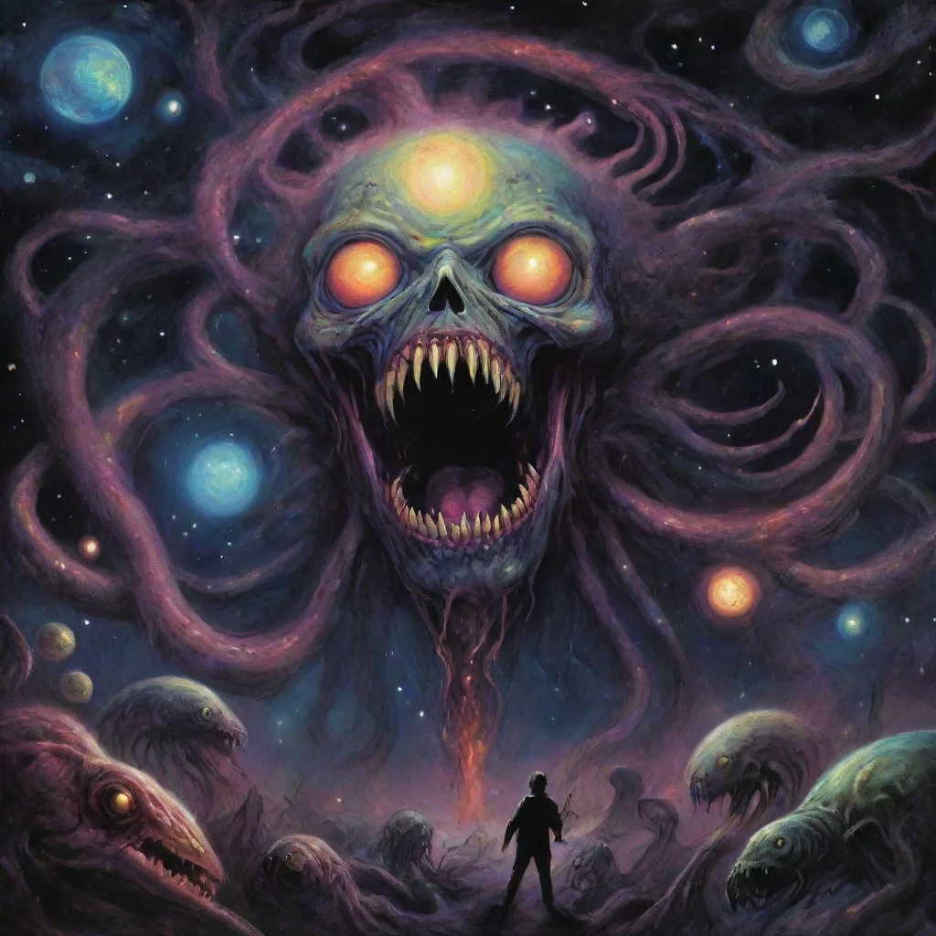 aiartstation art cosmic horror confident engaging wow 3