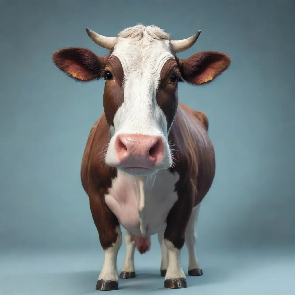 artstation art cow cyberpank confident engaging wow 3