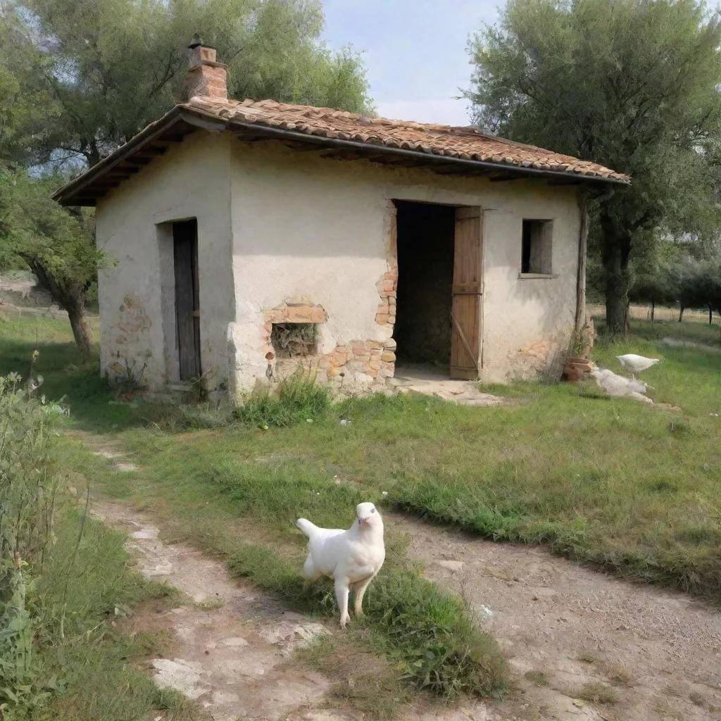 aiartstation art crea una casa di campagna dove ci sono tanti animali un camino una stalla una legnaia confident engaging wow 3