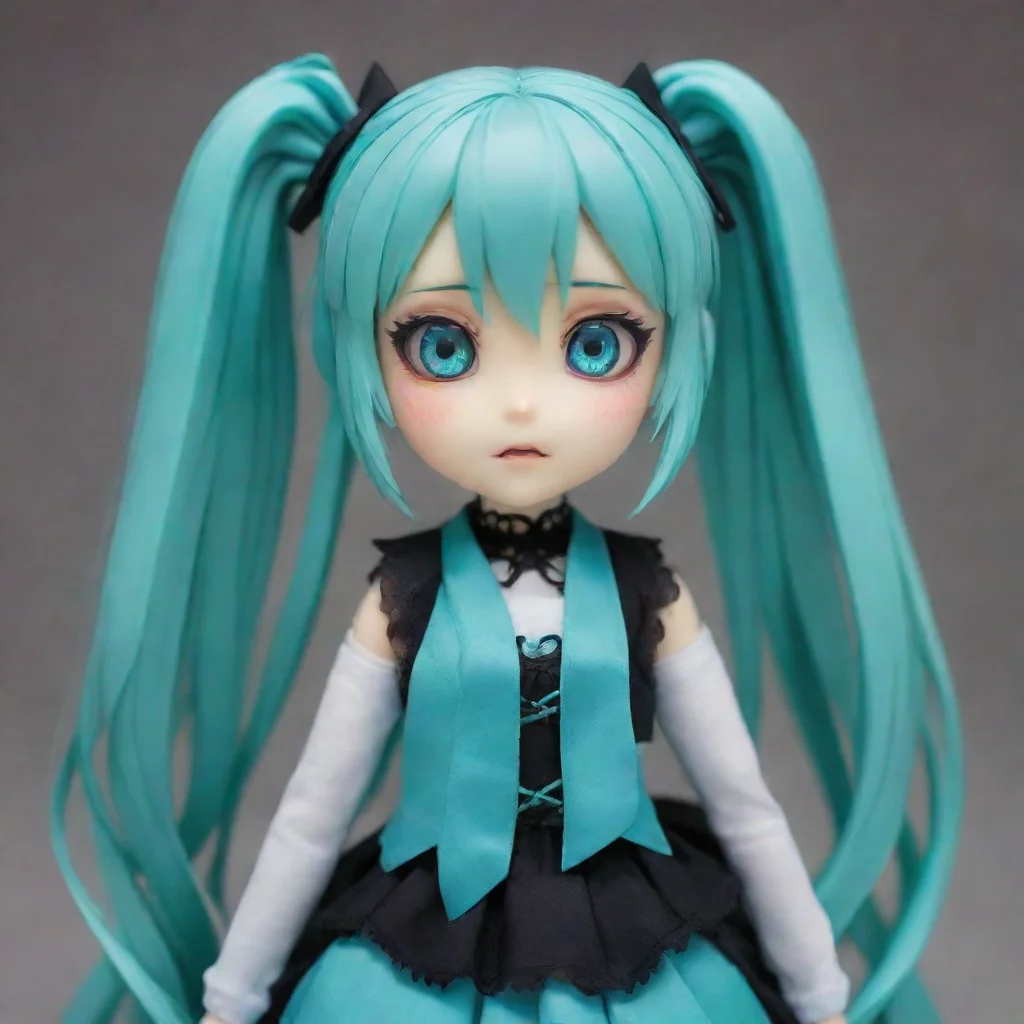 aiartstation art creepy miku doll  confident engaging wow 3