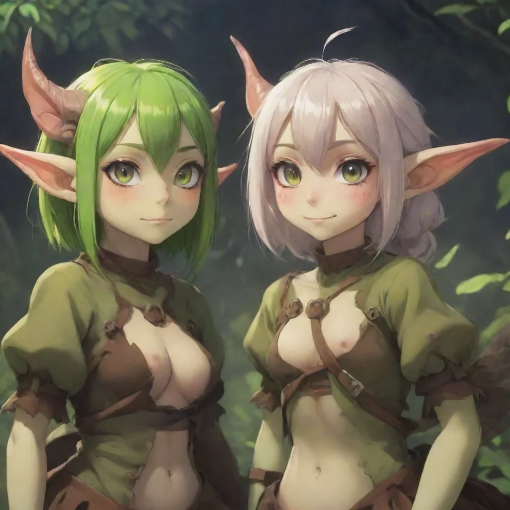 aiartstation art cute anime goblin girls confident engaging wow 3