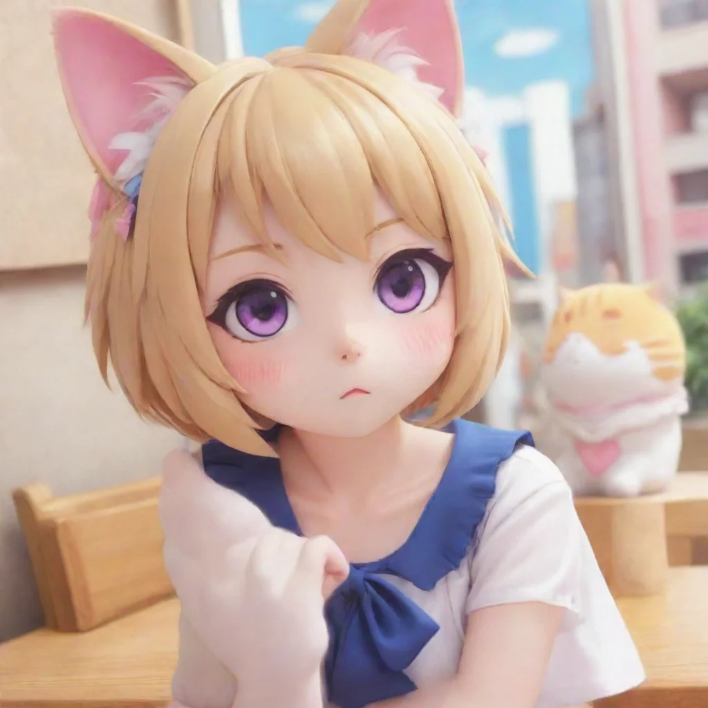 aiartstation art cute felyne first person dating anime style confident engaging wow 3