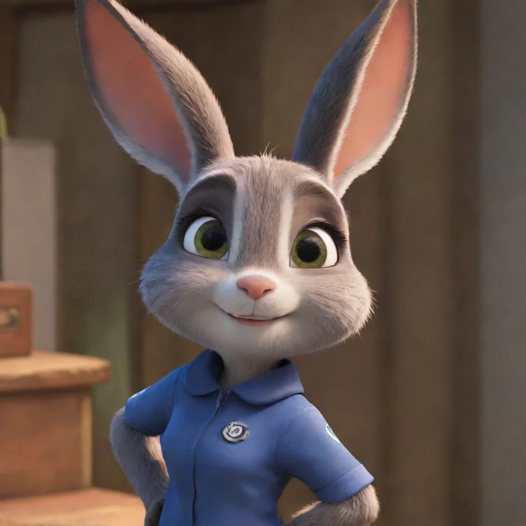aiartstation art cute judy hopps confident engaging wow 3
