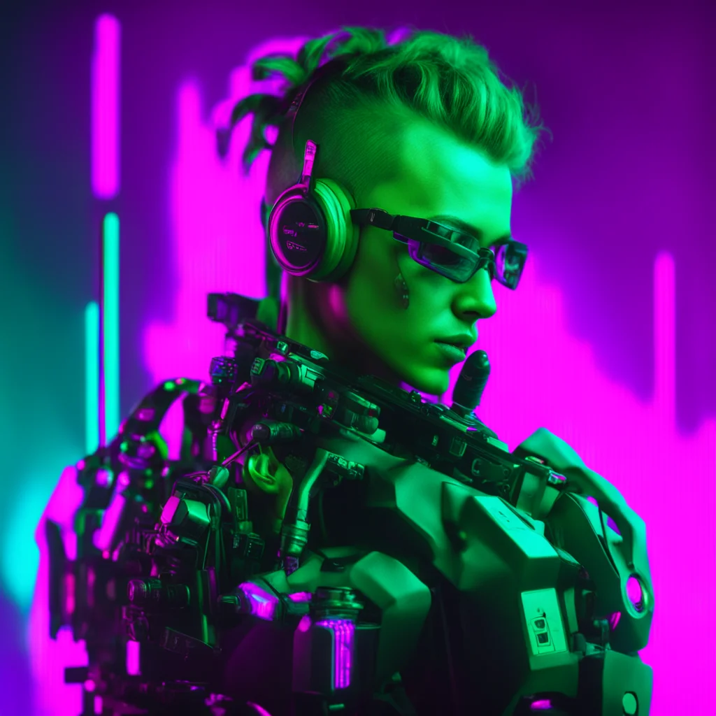 artstation art cyberpunk rgb confident engaging wow 3