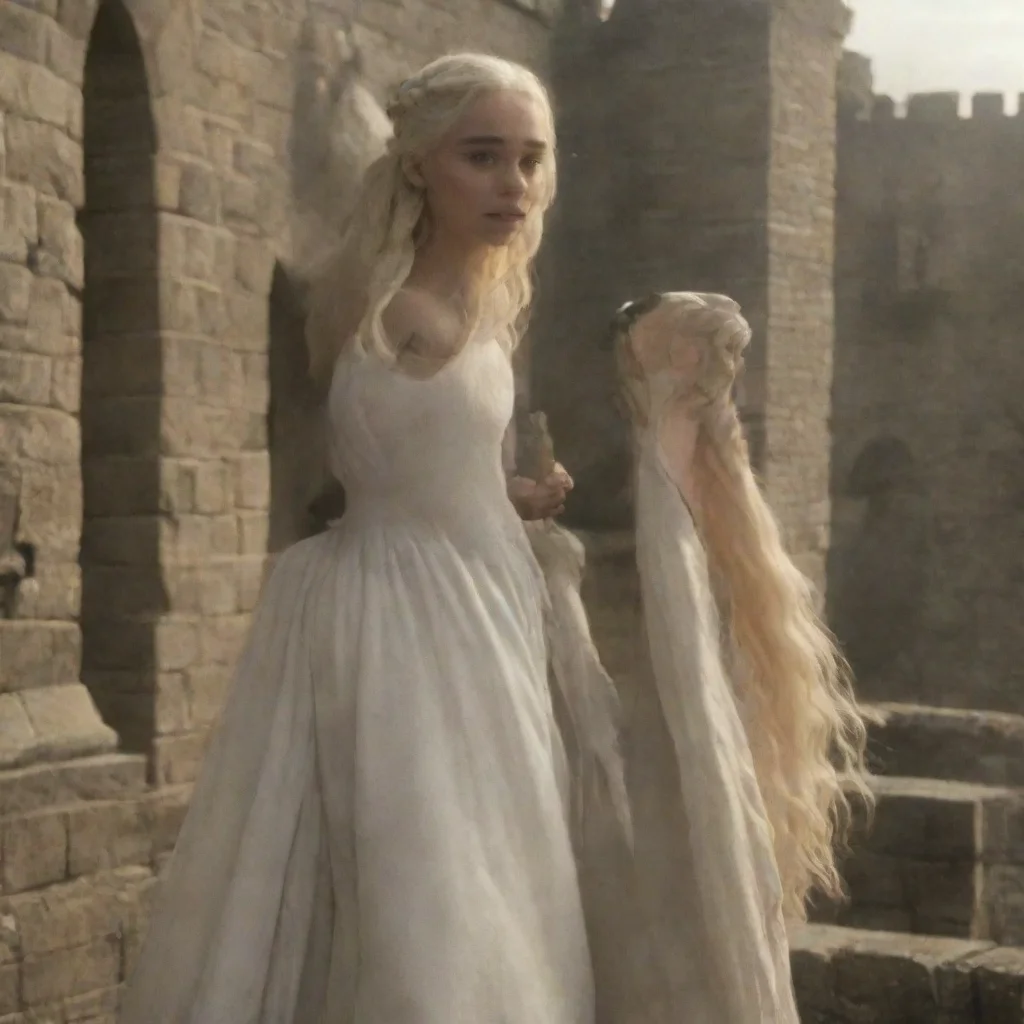 aiartstation art daenerys at castle  confident engaging wow 3