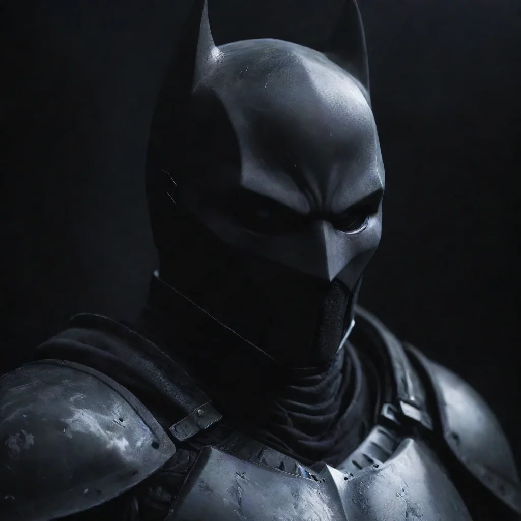 aiartstation art dark knight black armor black night background amazing awesome portrait frontfacing confident engaging wow 3