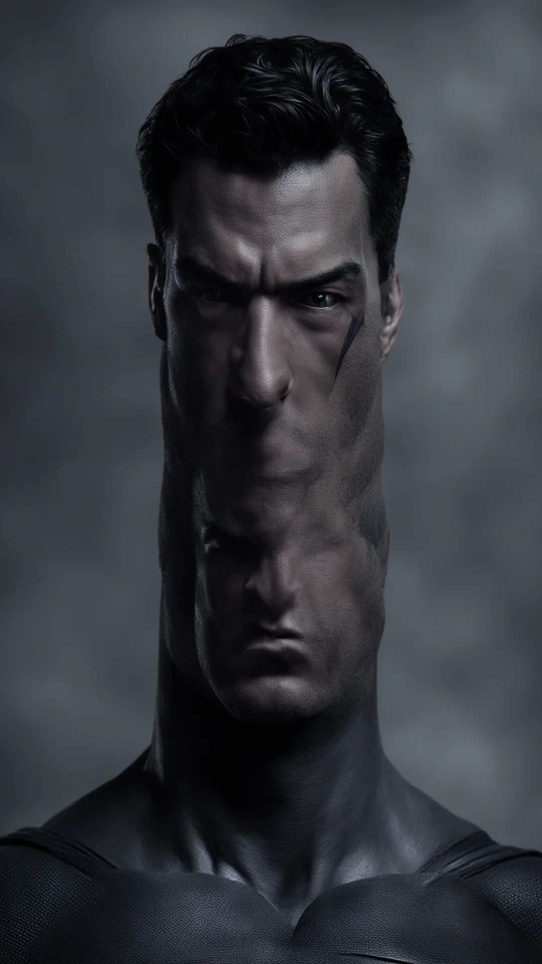 aiartstation art dark superman confident engaging wow 3 tall