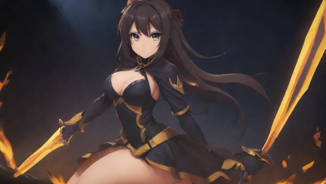 artstation art darkness konosuba anime seductive warrior warrior confident engaging wow 3 widescreen