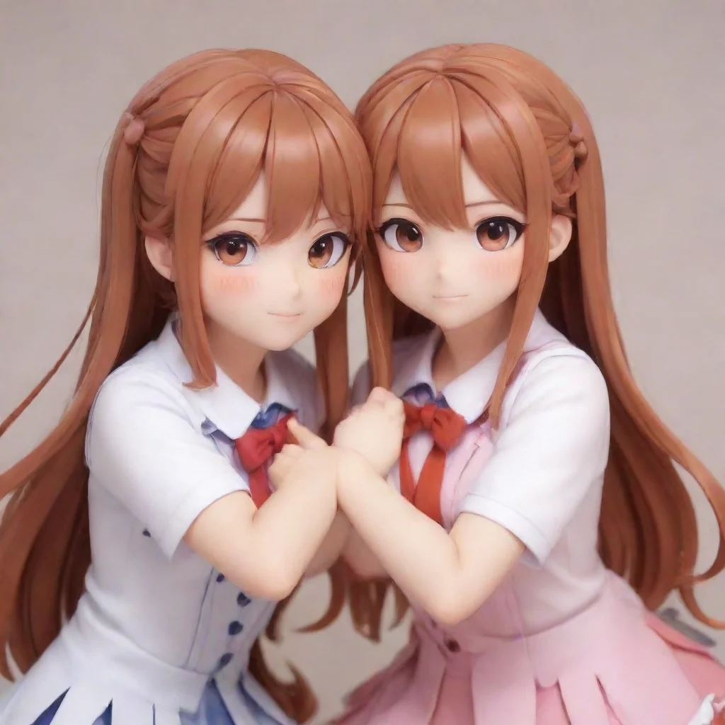 artstation art ddlc monika and yuri glued together confident engaging wow 3