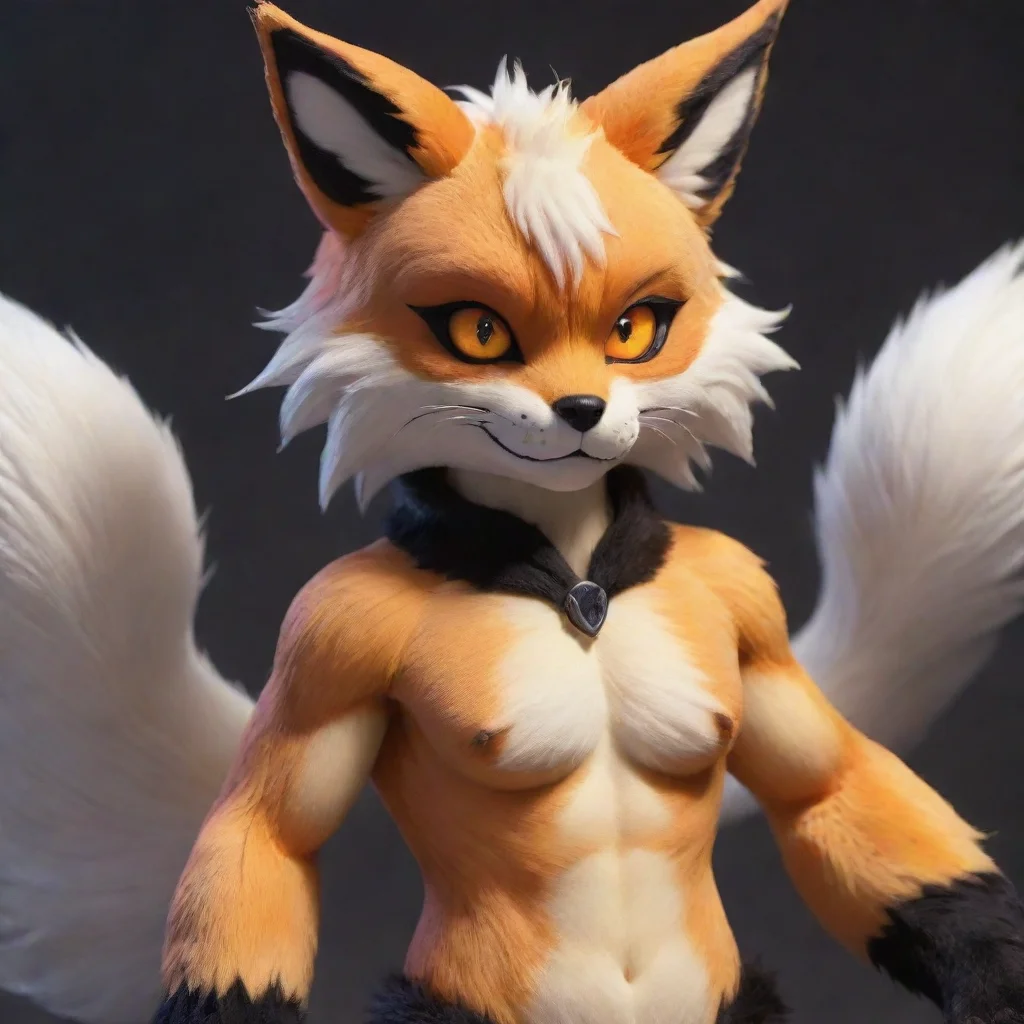 aiartstation art demon kemono fox furry confident engaging wow 3
