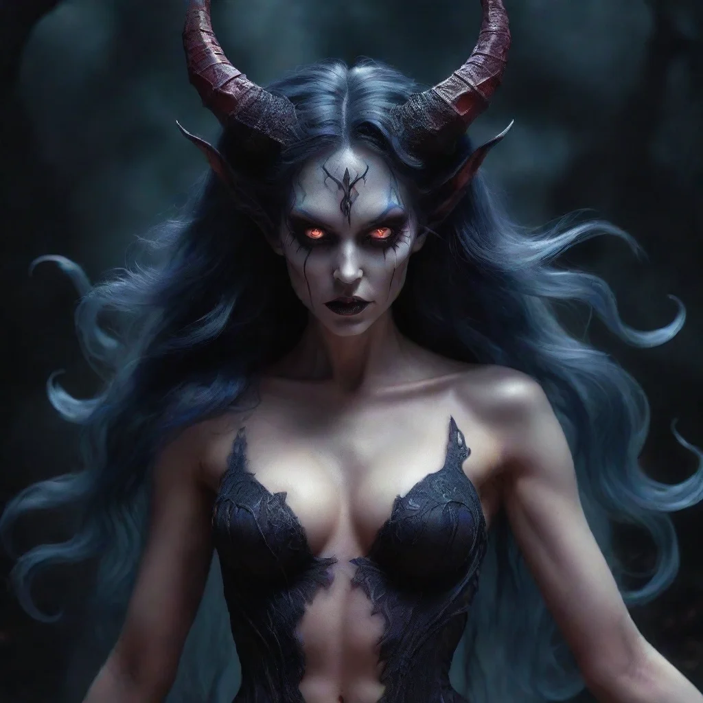 aiartstation art demon seductive evil majestic ethereal confident engaging wow 3