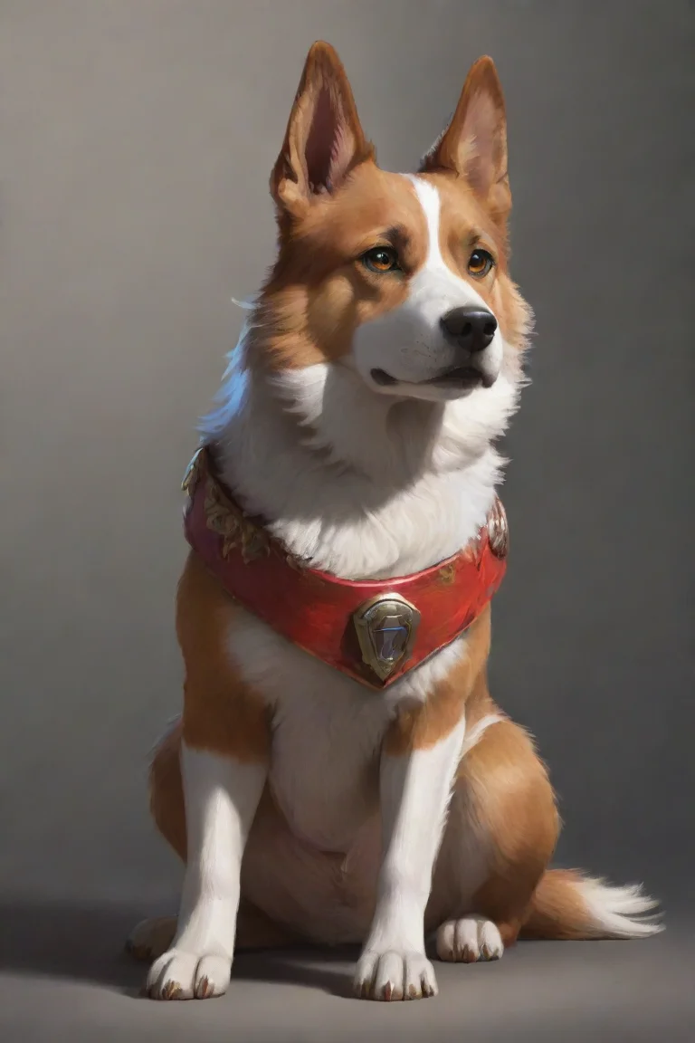 artstation art dog confident engaging wow 3 portrait