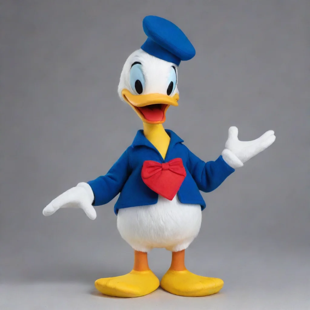 aiartstation art donald duck  confident engaging wow 3