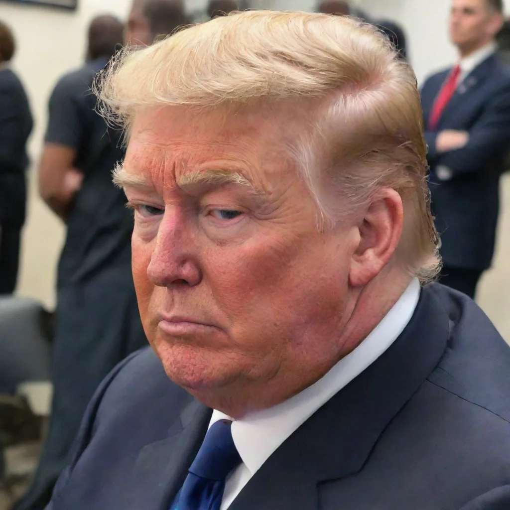 aiartstation art donald trump gets a low taper fade confident engaging wow 3