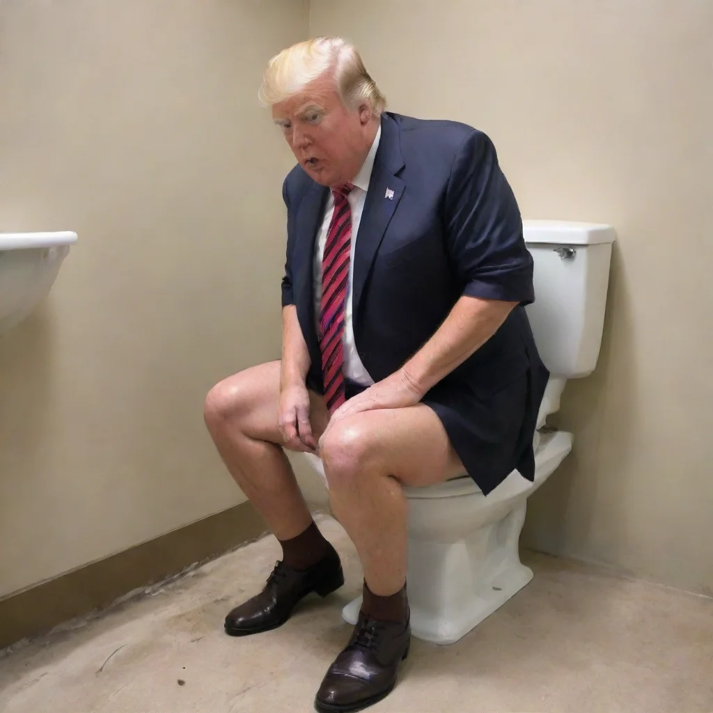 aiartstation art donald trump pooping very hard confident engaging wow 3