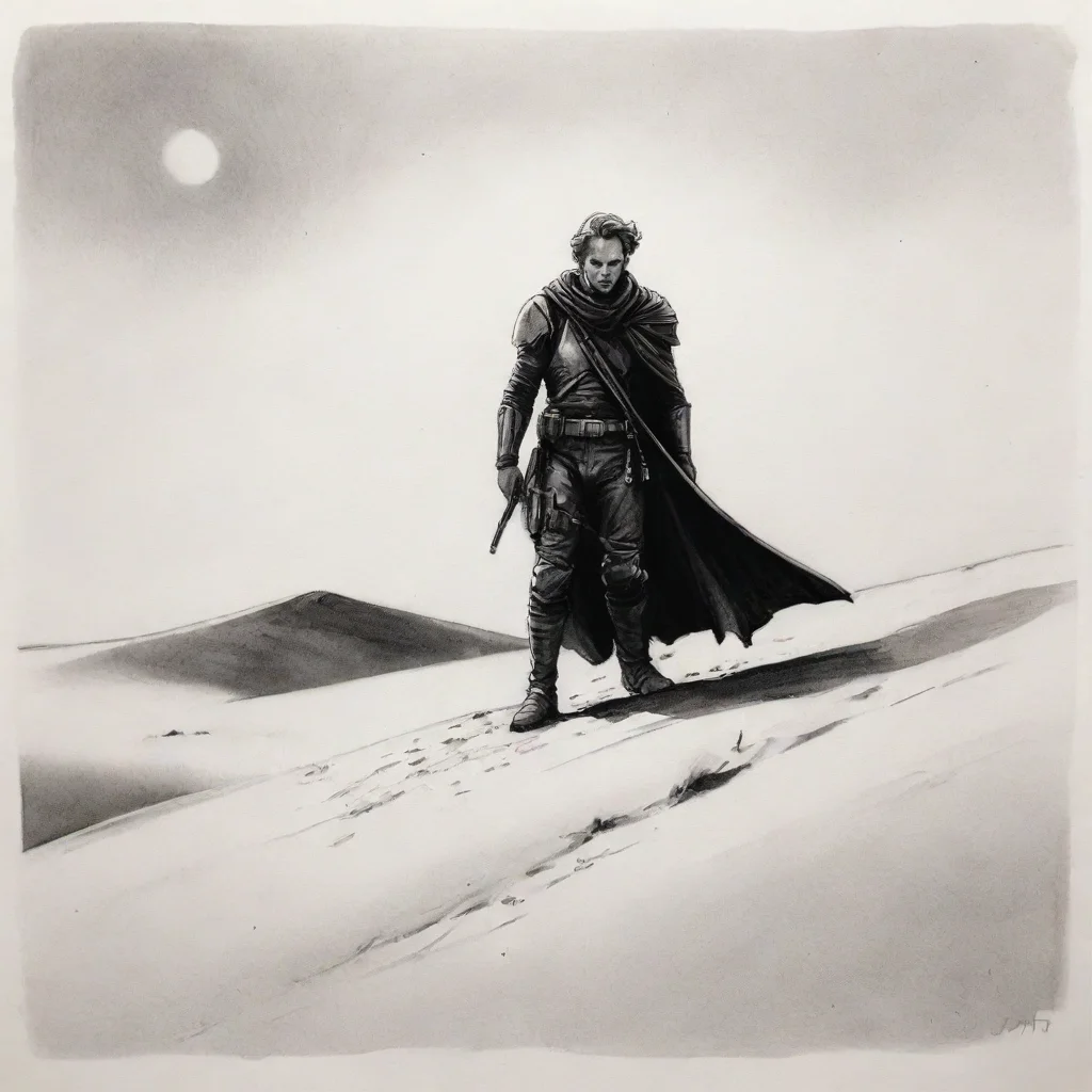 artstation art dune spacehip ink drwaing confident engaging wow 3