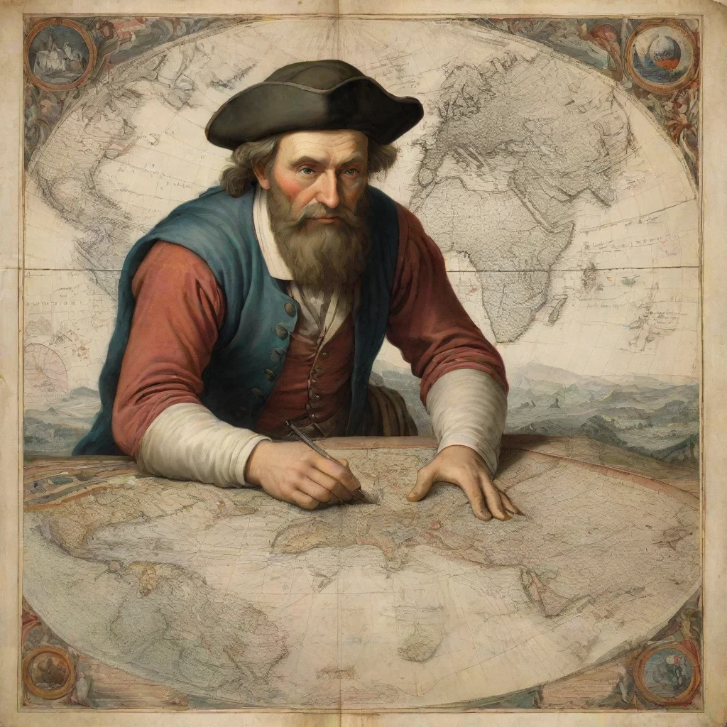 aiartstation art dynamic cartographer   this map maker during an age of exploration drives many to aid in their cause. confident engaging wow 3