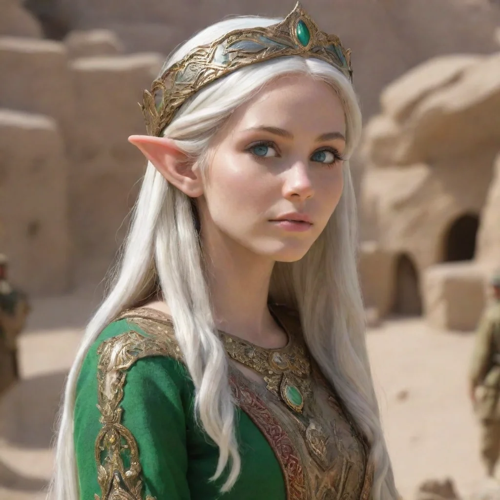 aiartstation art elf queen in afghanistan confident engaging wow 3